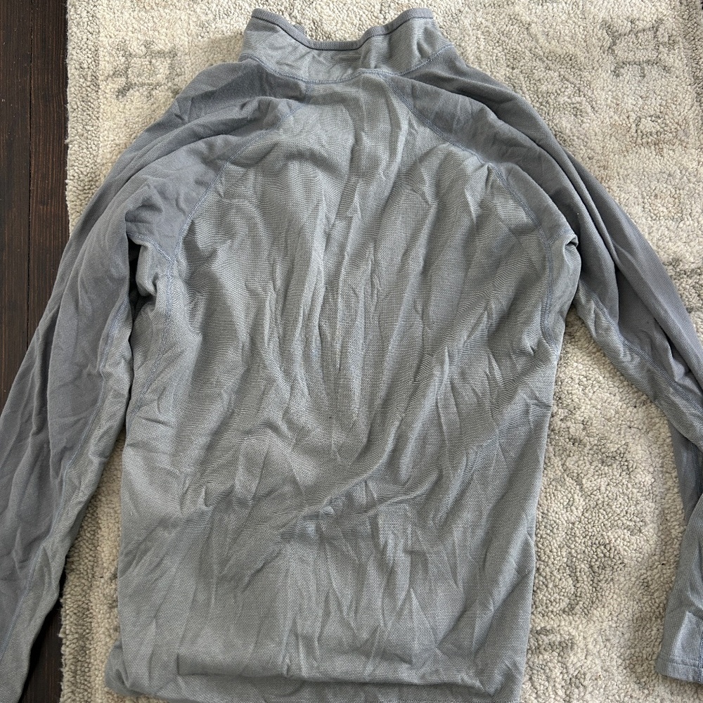 Patagonia Grey Performance Base Layer Quarter Zip - image 4